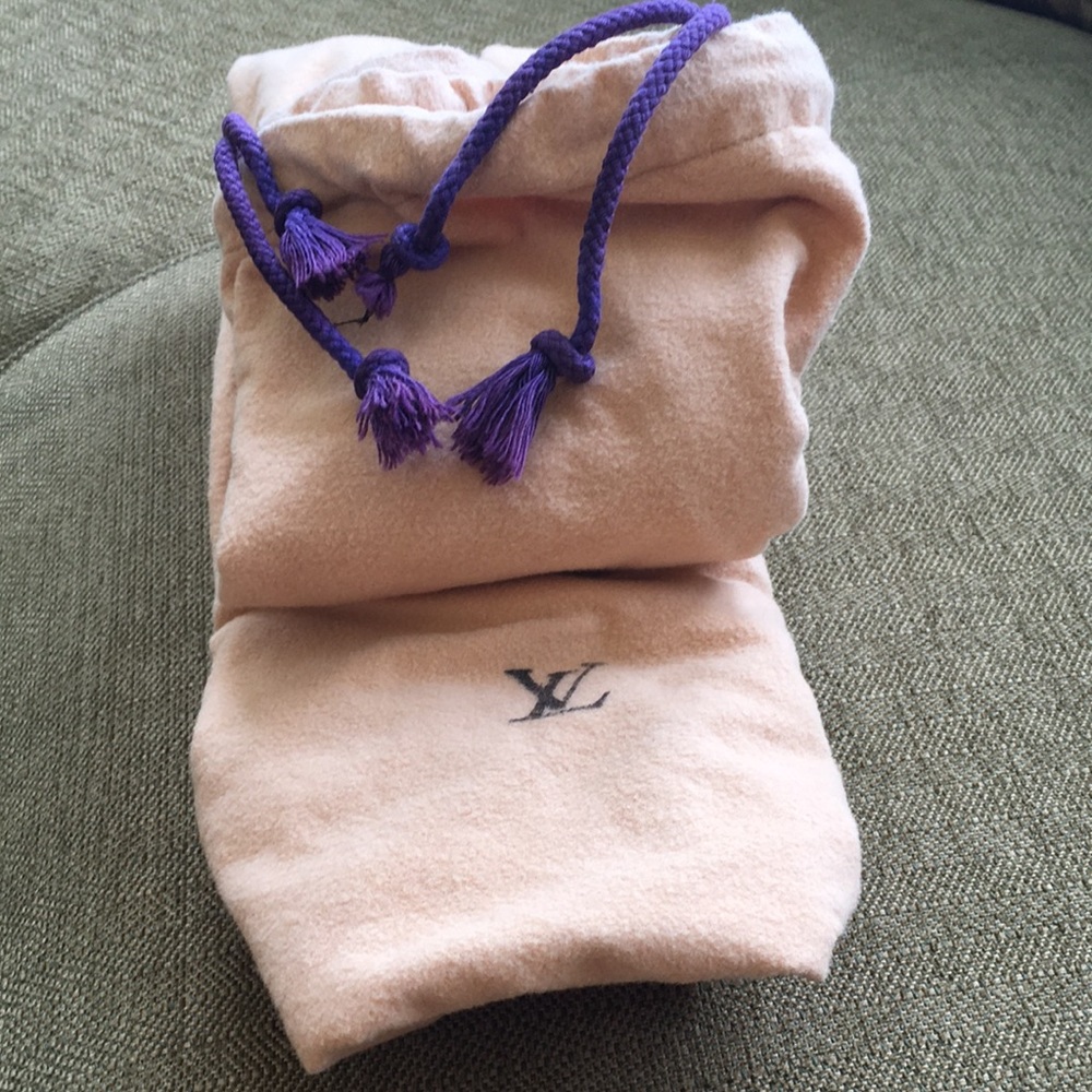 Louis Vuitton Dust Bag for Large Duffel 32”x22x12 with Purple Drawstring